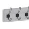 Flash Furniture Daly Wall Mounted 34in White Wash Solid Pine Wood Storage Rack with 7 Hooks HGWA-SCR-7-WHWSH-GG - alternate 4